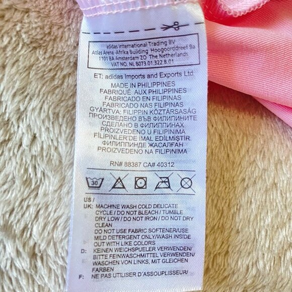 ADIDAS Pink Relaxed Sleeveless Open Back Tank Top - Picture 8 of 16